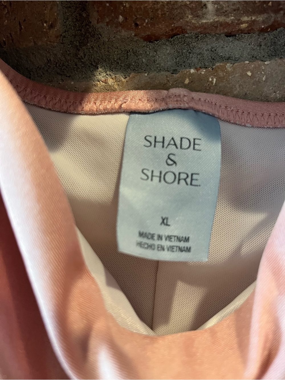 Shade & Shore Blush Pink One-Piece Swimsuit - Picture 2 of 2